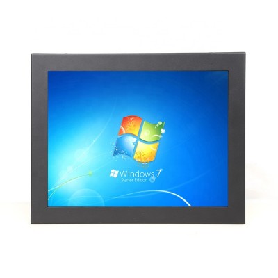 ODM OEM 12 inch industrial resistive touch screen all in one panel PC with J1900 i3 i5 i7 processor