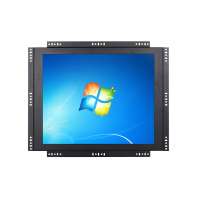 Bestview 15/17 inch industrial lcd monitor touch screen monitor open frame with metal case